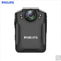 飞利浦（PHILIPS）VTR8101执法记录仪高清肩带 音视频 红外夜视随身录像仪 便携
