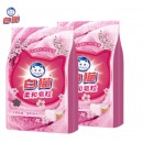 白猫柔和皂粒洗衣粉2.38kg*2袋温和去渍柔护浪漫花香持久留香