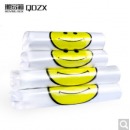 QDZX【加厚无异味】加大号48*30cm(100只)笑脸食品级购物袋方便袋塑料袋超市散装加厚透明袋背心袋
