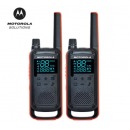 摩托罗拉（Motorola） 公众对讲机商用民用酒店户外旅行自驾免执照对讲手台 T82【双只装】 户外商超