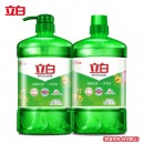 立白茶籽洗洁精2.9kg双瓶省心装( 1.45kg*2瓶)果蔬清洗餐洗净 健康除菌达99% 轻松去油
