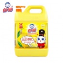 白猫 柠檬红茶洗洁精5kg（10斤） A类食品级去油祛味红茶香 自营洗洁精 洗涤灵 洗洁剂