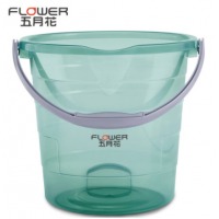 五月花 水桶泡脚洗澡桶带提手清洁洗衣拖把桶 U型底握把弧形出水口 17L加厚大容量 WYH-YS305