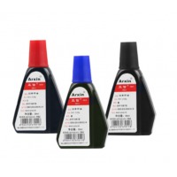 亚信（Arxin）NO.7011红色回墨印油水性印油 28ml 回墨印章专用油墨铜质翻斗油回墨日期印章油墨