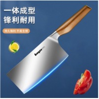 菜刀家用 一体成型不锈钢单刀厨房切菜刀切无骨肉片刀厨师刀 