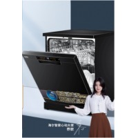 Haier海尔 家用智能独嵌两用13套洗碗机CN13 自动开门烘干EYW13028BKTU