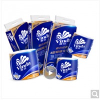维达(Vinda) 卷纸 蓝色经典30卷*4层140克 卫生卷筒纸 纸巾 3提正装