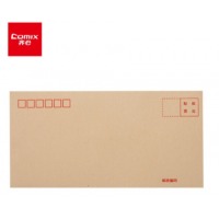 齐心(Comix)60张5号牛皮纸信封邮局标准信封220110mm ECDL60