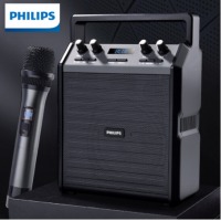 飞利浦（PHILIPS）SD50 广场舞音响 户外蓝牙音箱 大功率便携手提K歌舞台会议教学