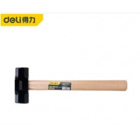 得力(deli) DL5203 木柄八角锤 3磅 榔头 大铁锤钉锤 木工家用安装手锤