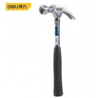 得力(deli) DL5025 工具羊角锤高碳钢铁锤木工锤拔钉起钉锤小锤工具锤榔头 0.2