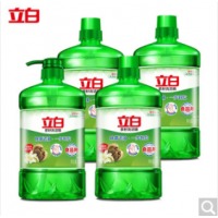 立白茶籽洗洁精1.45kg×4瓶 果蔬清洗餐洗净 健康除菌达99% 轻松去油