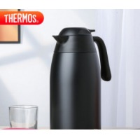 THERMOS膳魔师保温壶2000ML高真空不锈钢商务家用大容量热水壶THX-2000 BK