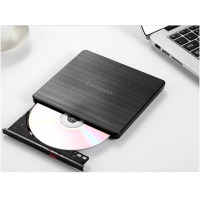 联想（Lenovo）8倍速 USB2.0 外置光驱 外置DVD刻录机 移动光驱 黑色(GP70N)