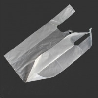 食品专用袋透明大号塑料购物袋方便袋马夹袋加厚背心式保鲜袋带手提装食物的袋子食品袋冰箱保鲜袋