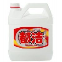 都洁 柠檬洗洁精5kg大桶装餐具瓜果蔬菜洗涤灵厨房酒店餐具 4桶/箱