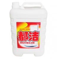 都洁 10kg柠檬洗洁精大桶装洗涤灵