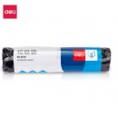 得力（deli）断点式垃圾袋 办公用品 【超大号10只装】80*100cm 1卷(9576)