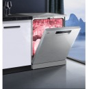 海尔（Haier）洗碗机嵌入式独立式13套大容量AK600 双微蒸汽除菌 智能开门速干 EYW13028CSDU1消毒型