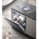 东芝(TOSHIBA) 洗碗机家用全自动 14套大容量嵌入式洗碗机 热风烘干 UV杀菌净味 一尺间 DWA4 莫兰迪灰