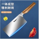 菜刀家用 一体成型不锈钢单刀厨房切菜刀切无骨肉片刀厨师刀 