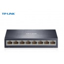 TP-LINK 8口百兆交换机 监控网络网线分线器 分流器 金属机身 TL-SF1008D