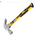 得力（deli）纤维柄羊角锤铁锤子多用起钉锤铁榔头24oz DL5003