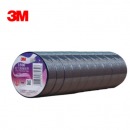 3M 1500# 电工胶带绝缘胶布 18mm*10M*0.13mm 黑色 10卷装