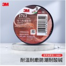 3M 1712无铅电气（电工）绝缘胶带 PVC阻燃胶布 汽修家装 耐磨防潮耐酸碱 黑色 18mm20m0.18m 黑色 1卷装