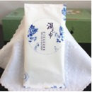 超细纤维白色小方巾 加厚吸水酒店专用一次性湿巾小毛巾餐厅擦手巾一次性 100条湿巾独立包装