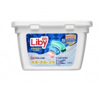 立白Liby除菌柔顺洁净洗衣凝珠10g18颗三腔珠 除菌率99.999% 有效除螨 浓缩洗