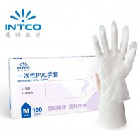 英科医疗 一次性手套pvc防护手套 L码 100只盒