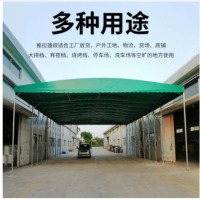 移动推拉帐篷宽5米伸缩长10米高3米