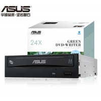 华硕(ASUS) 24倍速 SATA接口 内置DVD刻录机 台式机光驱 黑色(DRW-24D5MT)