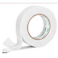 得力(deli)强力高粘度EVA泡棉双面胶带 36mm*5y*2.5mm 12卷袋装 办公