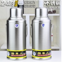 稻草人暖瓶 不锈钢外壳3.2L保温瓶暖水瓶热水瓶带内胆