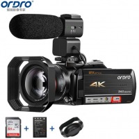 欧达（ORDRO）AC5家用/直播4K摄像机高清数码dv录像机专业摄影机vlog 抖音短视