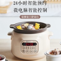 苏泊尔 SUPOR 电炖锅 电炖盅 煲汤锅炖汤锅 煮粥锅 紫陶内胆 3升 可预约定时 DG