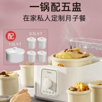 美的（Midea）电炖锅家用隔水全自动蒸汽炖电炖盅陶瓷煲汤炖燕窝养生锅DZ16power5