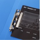 三木(SUNWOOD) 标准型双强力夹/文件夹 LFE66W蓝色