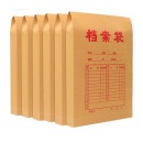 斯图（sitoo）牛皮纸档案袋资料260g加厚文件袋 人事党建资料袋试卷袋大容量合同票据收纳袋方案袋 底宽5CM宽