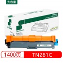 三木(SUNWOOD) HW-TN281C 青色粉盒 适用于兄弟tn281 tn285 HL3150CDN 打印机硒鼓3140cw 3170 MCF9340cdw 9320 9330 9130 9140