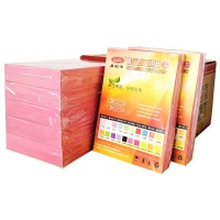 易利丰(elifo)500张装彩色打印纸a4纸粉色