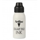 旗牌（Shachihata）Artline 办公财务银行会计橡胶章水性通用印台补充印油 50ml 黑色 ESA-2N