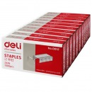 得力(Deli) 0012 12号统一订书钉 1000枚/盒 24/6 可订25页