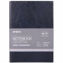 晨光(M&G)文具A6/80张黑色办公笔记本 PU高级贴面皮面本 普惠型商务会议记录本子 单本装APYE129