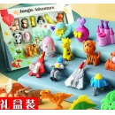 金值卡通橡皮擦礼盒套装 小学生幼儿园专用文具