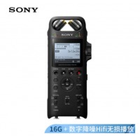 索尼（SONY）专业数码录音笔PCM-D10 16GB 黑色 数字降噪Hifi无损播放 大