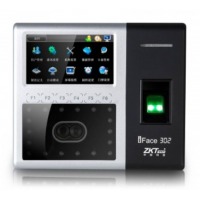 中控（ZK Software）iFace302 面部+指纹识别考勤机