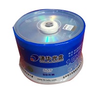 清华同方dvd 光盘 刻录盘16X/DVD-R/4.7GB/120min/50片装 清华同